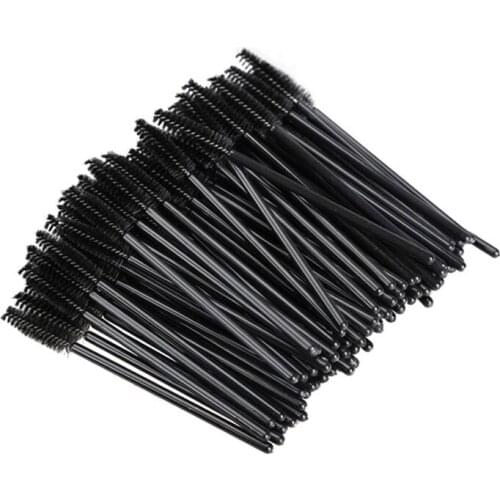 50Pcs/Pack Disposable Eyelash Brushes Mascara Wand Eye Lashes Cosmetic Brush Eyelashes Extension Spoolers Makeup Tools