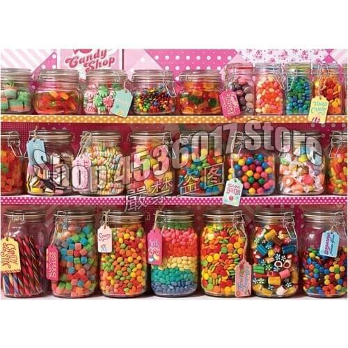 Candy Counter Diamond Painting Cross Stitch Diamond Embroidery 5D Diy Diamond Mosaic Candy & Treat Picture Full Rhinestones Gift