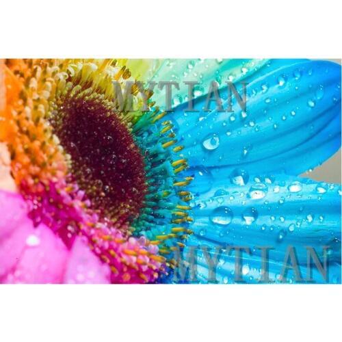 5D DIY Diamond Painting Full Square/round Drill "Colorful sunflowers"Diamond Embroidery Cross Stitch flowers Mosaic art decor