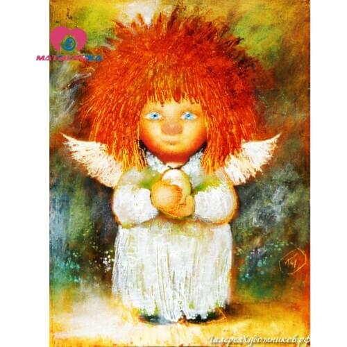 Diamond embroidery for children Pictures of crystals angels Picture rhinestones 5d diy diamond painting Hobby crafts gift free