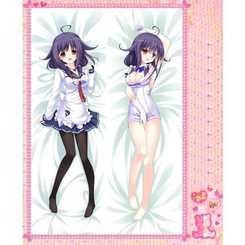 Anime Cartoon Collection Peachy Poly Microfabric Double Bolster Hugging Pillow Case Cover No.56052