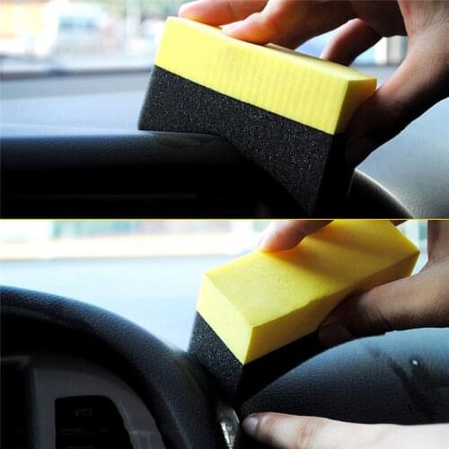 Car Sponge Waxing Cleaning Tool for LADA Vesta Granta XRay Kalina Priora Sedan Sport