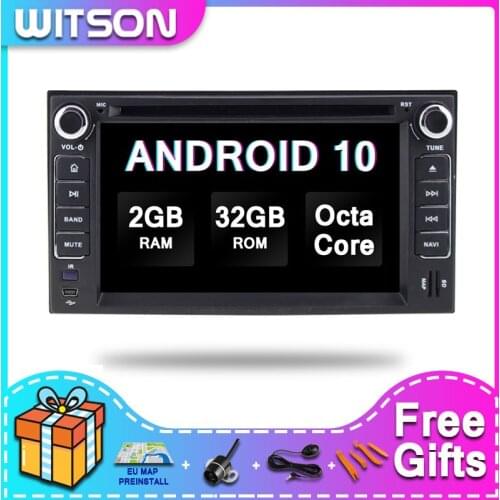 WITSON ANDROID 10.0 Car DVD Multimedia Player For Kia Cerato/Sportage/Sorento /spectra 4GB 64GB 2 din car dvd gps