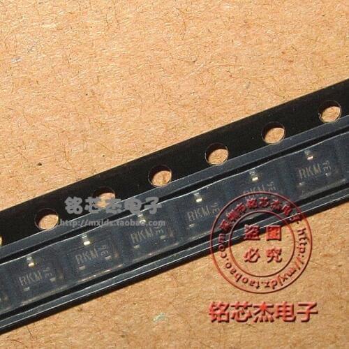 Free shipping 50Pcs/Lot RK7002 RKM RK7002T116 SOT23-3 MOSFET