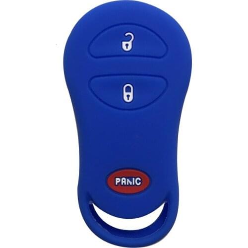 Remote Car Key Cover Case 2+1 3 Buttons For Jeep Cherokee XJ For Chrysler PT Cruiser Town For Dodge Ram 1500 Caravan Keyless