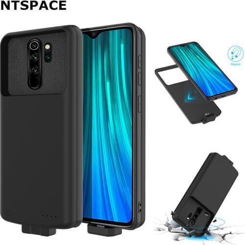 NTSPACE 5000mAh Power Bank Case For Xiaomi Redmi Note 8 Pro Battery Charger Cases For Redmi Note 8 Powerbank Charging Case