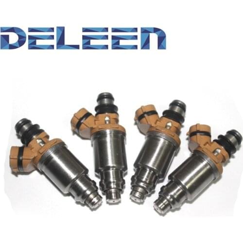 Deleen 4pcs 23250-35040 New Fuel injector For 88-95 T oyota 4Runner Pickup T100 22RE 2.4Car Accessories