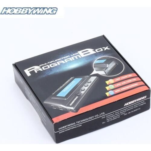 Hobbywing 3in1 Multifunction Professional LCD Program Box with Voltage Detection -Upgraded Version of 2in1