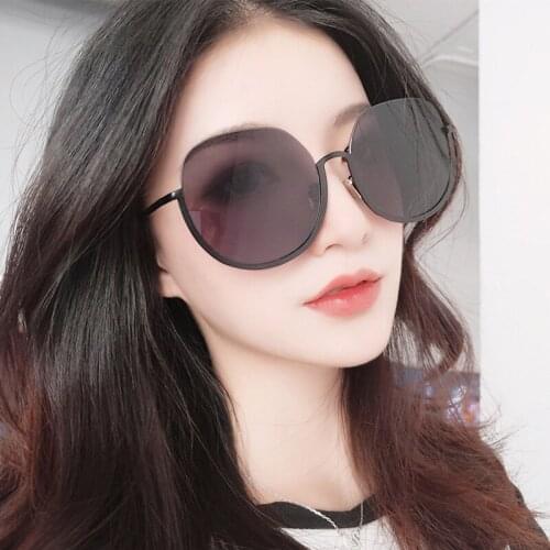 Elbru Fashion Sunglasses Women and Men Big Frame Sunglasses Women Luxury Eyewear Design Sunglasses For Women Retro Half Frame