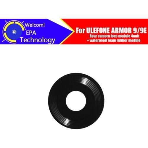 Rear camera lens module 4unit + rear camera lens foam adhesive 100% Original Repair Replacement Accessory For ULEFONE ARMOR 9/9E