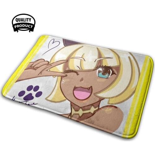 Ms Fortune Sign Autograph Soft House Family Anti-Slip Mat Rug Carpet Skullgirls Ortune Fortune Fortune Sg Fighting Game Stars