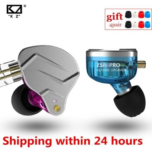 KZ ZSN PRO 1DD+1BA Hybrid technology HIFI Metal In Ear Earphone Bass Earbud Sport Noise Cancelling Headset ZSN AS10 ZS10 PRO ZST