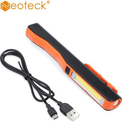 3W Led Pen light Spotlight Bulbs USB Rechargeable Lamp COB LED USB Magenetic Pen Lampdas Portable Indoor Outdoor lighting