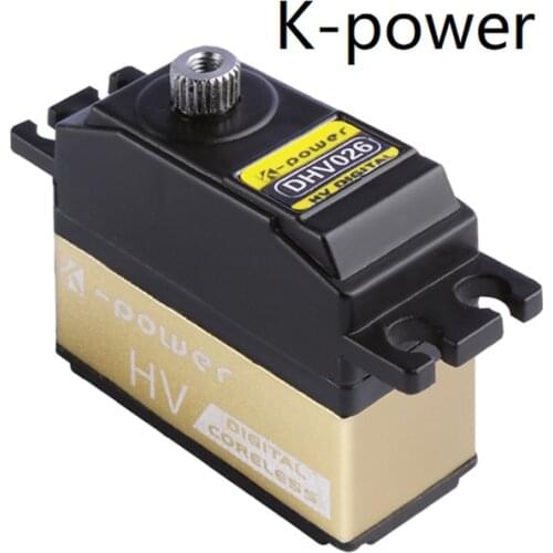K-power DHV026 5.5KG/0.11s High Voltage Metal Gear Digital micro coreless servo Servo for RC 500H helicopter airplane