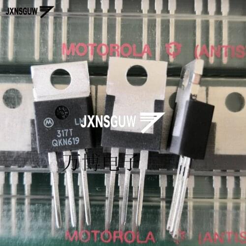10PCS Original MOT LM317T TO-220 Transistor 317 Audio Power Amplifier LM317T Triode White word 317T Copper thick substrate type