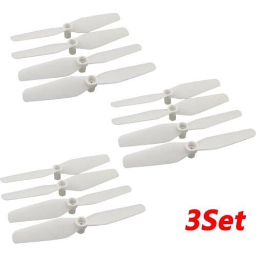 12PCS X23W Propeller Blade Set for RC Quadcopter Syma X23 X23W X15W X15C X15 Main Blade Propeller Spare Part Drone Accessory