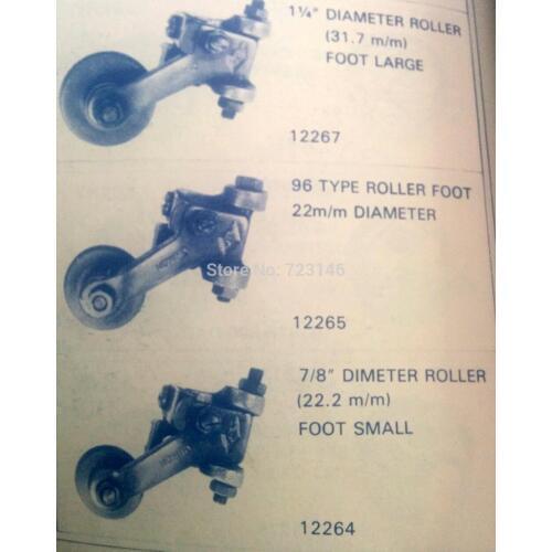 12267 12265 12265 Presser Foot Feet Industry Sewing Machine Part Accessories ROLLER FOOT FEET 12267 12265 12264 for pfaff juki