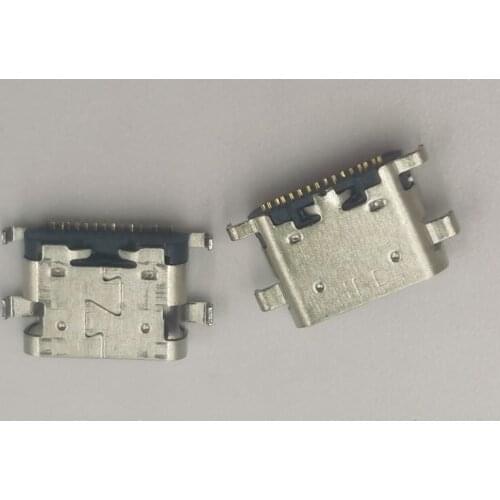 2Pcs USB Charger Charging Dock Port Connector For ZTE Angelcare F20 F20Pro F5 Pro F11 F6S F5Pro Type C Jack Contact Plug