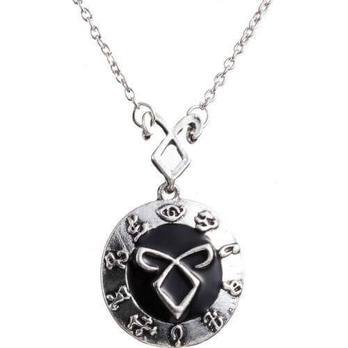 20pcs/lot Wholesale Hot Vintage Charm The Mortal Instruments: City of Bones Angelic Power Necklace, original factory supply