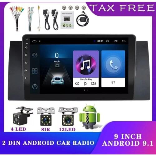 4G Android 8.1 Car Radio Multimedia Video Player for BMW 5 E39 E53 X5 1995-2001 2002 2003 2004 2005 2006 Navigation GPS 2 din