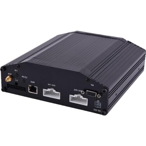 AHD 720P 8 Channels Vehicle Car Trailer Truck Taxi School Bus HDD SD Card Mobile DVR built in GPS