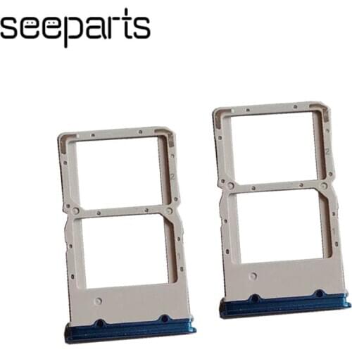 Sim Tray Holder For Xiaomi Mi 9T Pro Card Tray Slot Holder Adapter Socket Repair Parts For Redmi K20 Pro Sim Tray Holder