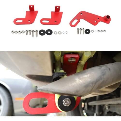 For Suzuki Jimny 2019 2020 2021 JB74 JB64 Front Rear Bumper Bar Towing Trailer Hook Iron Red Car Exterior Accessories Styling
