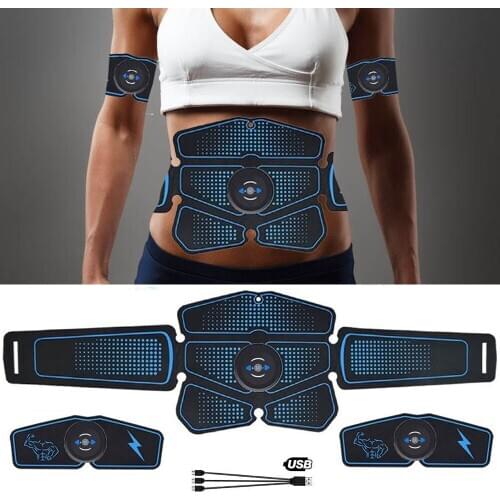 Electrostimulation Muscle Stimulator EMS Abdominal Vibrating Belt ABS Muscular Hip Trainer Massage Home Gym Fitness Equipmen