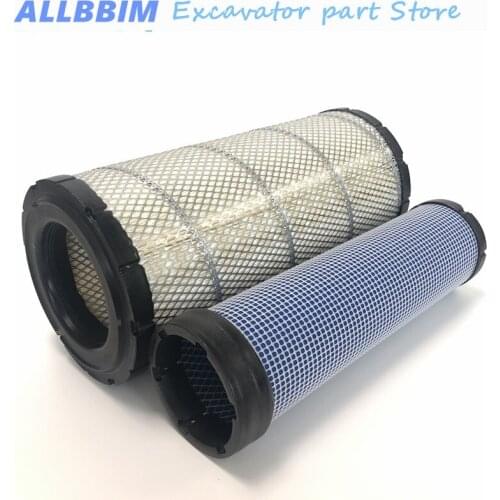 For Volvo EC135B EC140B 140C 140D Excavator accessories filter air filter element air filter assembly high quality accessories