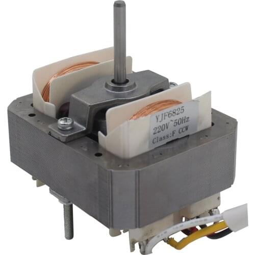 YJF6825 220v 50hz CCW induction motor for oil pump machine tool hardware boiler exhaust fan range hood microwave oven motor