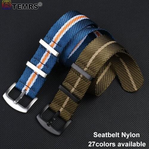 Wearproof Nylon pulseira 20mm 22mm Nato Watch Band Strap Belts Army Waterproof Sweatproof watchband Accessories replacement