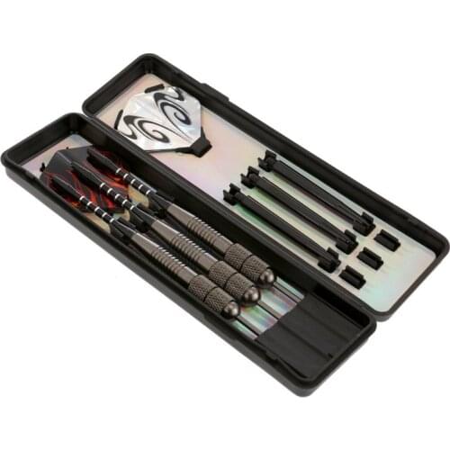 3PCS 26G Dart Set Professional Metal Tip Set Knight Darts Flight Needle Box Rod Leaf Entertainment Dartboard Accessories