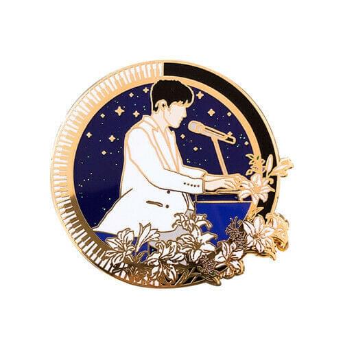 Limit Zhu Yilong Jing Ran Joker Metal Badge Brooch Zhen Hun for Bag Cosplay Props Gifts