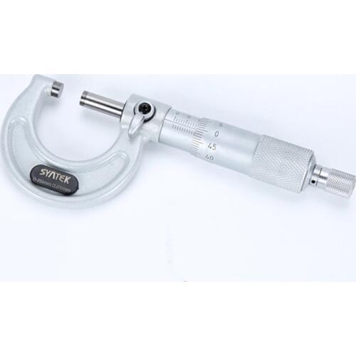 Outside Micrometer 0.01mm Metric Carbide Metal Analog Micrometer 0-25-50-75-100mm Vernier Measuring Tools Caliper Gauge Meter