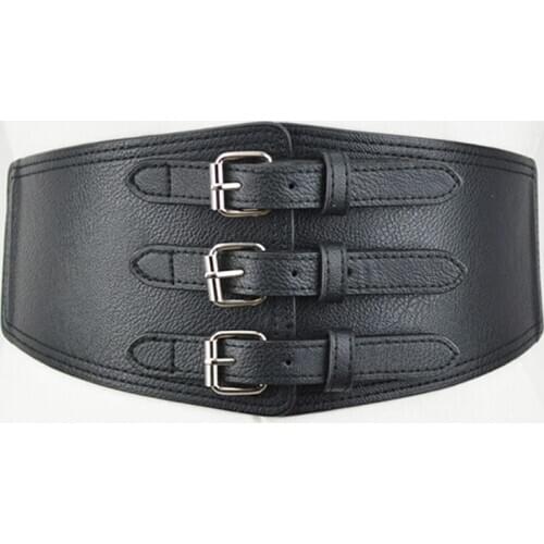 Fashion 2021 Women Wide Belts For Women Belt PU Leather Belt Corset Designer Brand