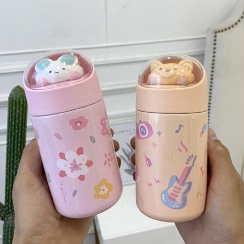 280ML Cartoon Vacuum Flasks Stainless Steel Insulated Thermos Keep Cold Warm Coffee Tea Milk Travel Botter Children Water Bottle