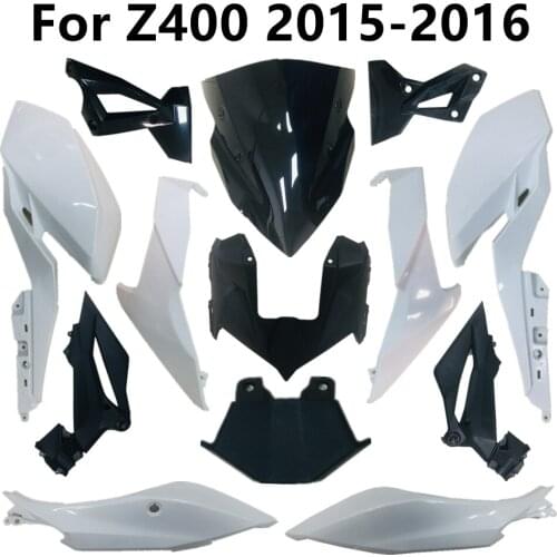 Motorcycle Unpainted Plastic Parts for Z400 2015-2016 15-16 Bodywork Fairing Cowling Injection Components Pack Left Right