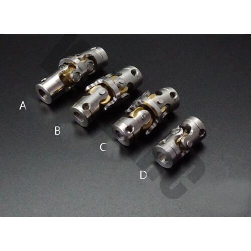 Stainless Steel Short Drive Shaft CVD Universal Joint for 1/14 Remote Control Truck Trailer TAMIYA Scania R620 R470