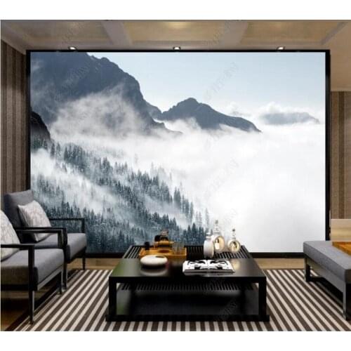Papel de parede Cloud Sea Landscape Painting 3d wallpaper mural,iving room tv wall bedroom wall papers home decor