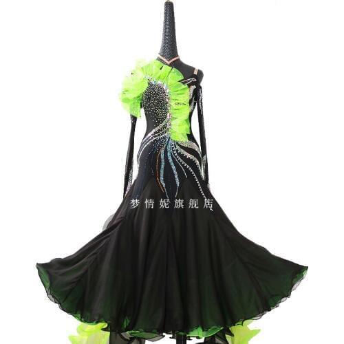 Customize New ballroom dance dress standard ballroom waltz dresses ballroom dance competition dresses custom made MD1120