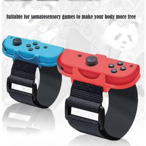 1 Pair Adjustable Game Bracelet Elastic Strap for Nintendo Switch Joy-Con Controller Wrist Dance Band Armband For Switch Dance
