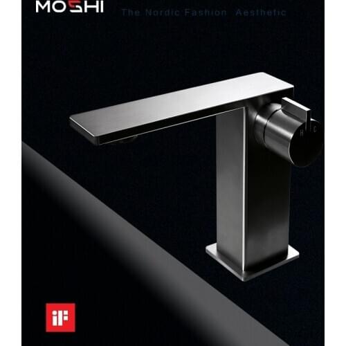 Nordic simplicity 100% brass bathroom sink faucet cold hot mixer basin faucet top qualiity faucet tap