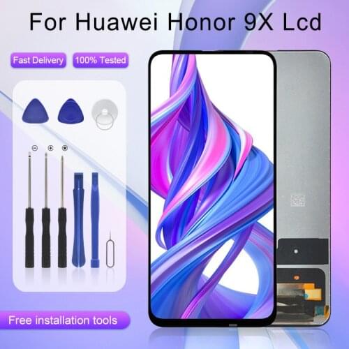 6.59Inch For Huawei Honor 9X LCD With Touch Screen Digitizer Assembly Replacement Parts For Honor 9X Premium Gobal Display