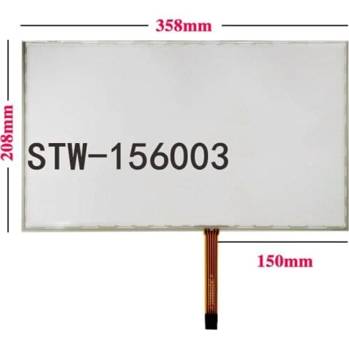 ST-156003 new 15.6 "five wire touch screen for resistance touch screen industrial touch pad 358*208MM