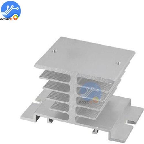 SSR Solid State Relay Heat Sink Aluminum Dissipation Radiator Heatsinks for 10A-100A SSR Solid State Relay