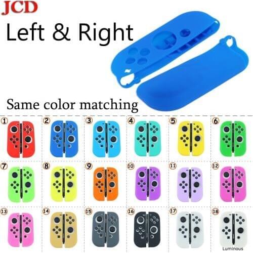 JCD High quality Left + Right Soft cover for Nintend for Switch New for JOY CON Silicone Protective Case for JOY-CON
