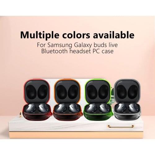 Earphone Protective Case For Samsung Galaxy Buds Live Transparent Cover Headset Protective Cover Durable Case for Headphone