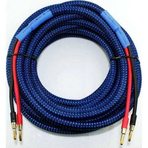 GoSo Bolded Audio Cable 1m-5 meter Banana Cable Golden Plated Audiophile Hi-end Banana Bold Line Speaker Audio Cable L11