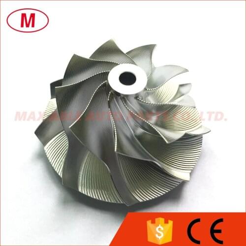 GT1246 34.10/46.00mm 9+0 blades High Performance Turbo Billet Compressor wheel/Aluminum 2618/Turbocharger Point Milling wheel