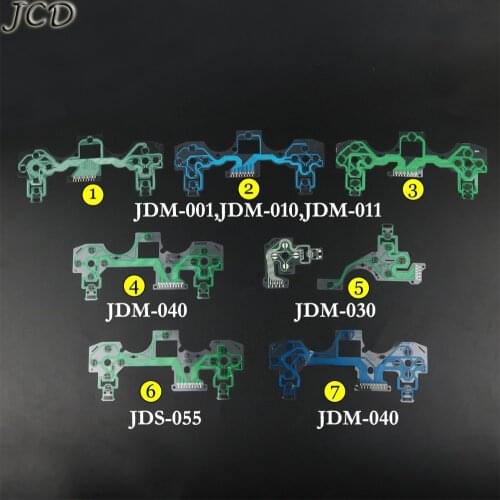 JCD For PS4 Slim pro controller conductive film flex cable for ps4 Pro joystick repair part JDS 055 JDM 040 030